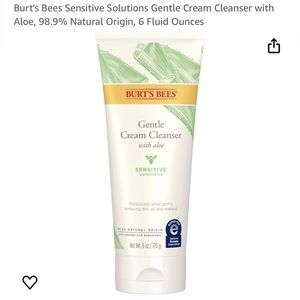 Burt’s Bees gentle cream cleanser with aloe set of 2. NWOT